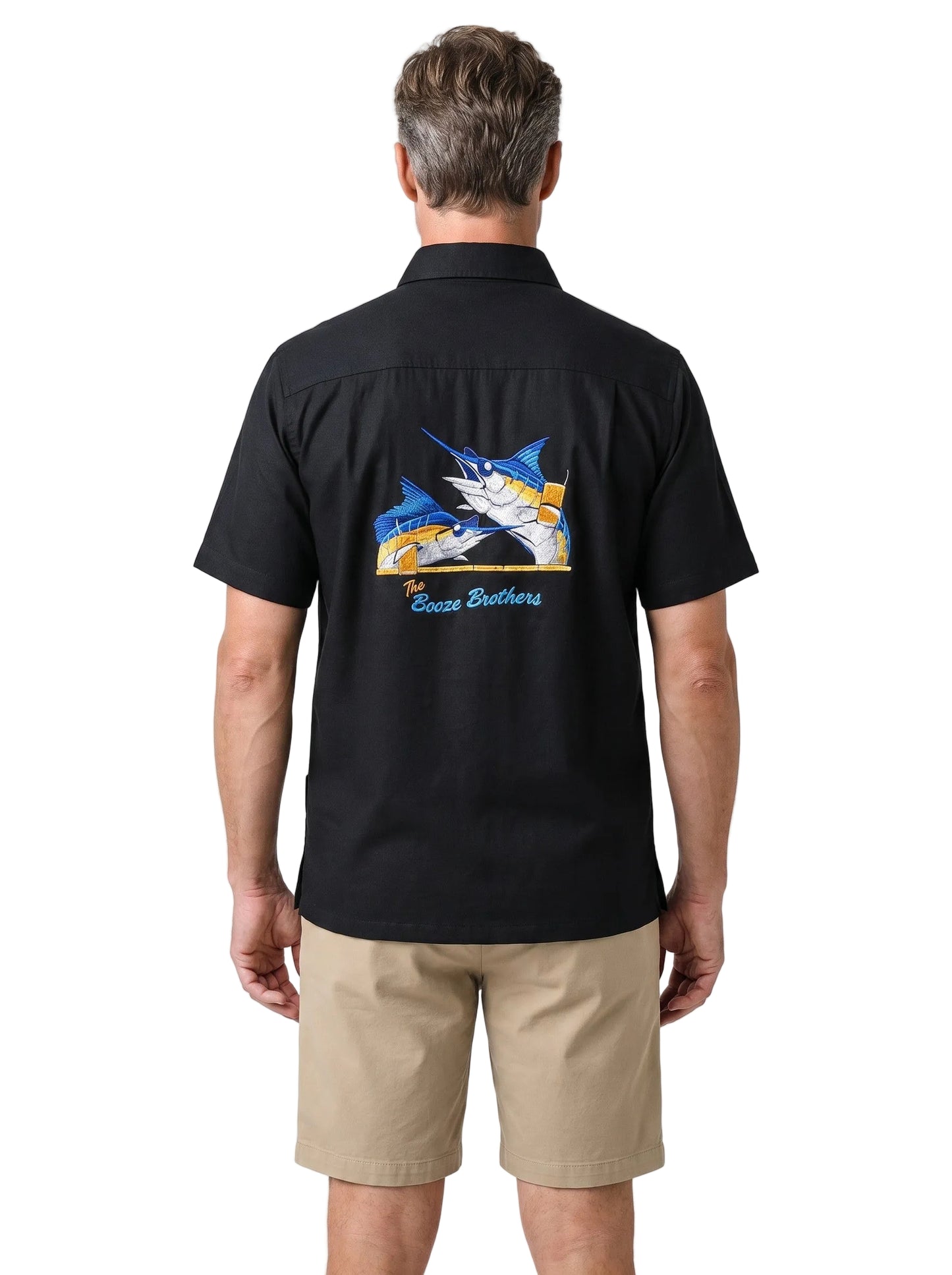 Booze Brothers Embroidered Shirt by Weekender