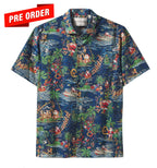 Boxing Day Christmas Aloha Shirt by Tori Richard