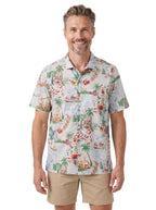 Boxing Day Christmas Aloha Shirt by Tori Richard