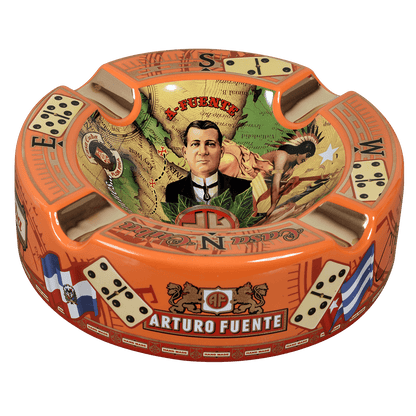 Arturo Fuente Round Ceramic "Casa Cuba" Cigar Ashtray