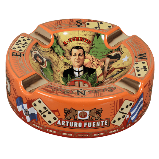 Arturo Fuente Round Ceramic "Casa Cuba" Cigar Ashtray