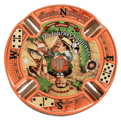 Arturo Fuente Round Ceramic "Casa Cuba" Cigar Ashtray