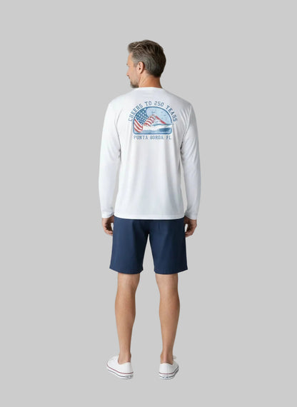 Punta Gorda Cheers to 250 Years Long Sleeve Sun Protection Shirt