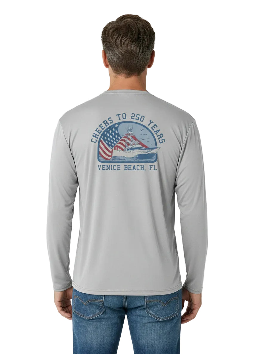 Venice Cheers to 250 Years Long Sleeve Sun Protection Shirt