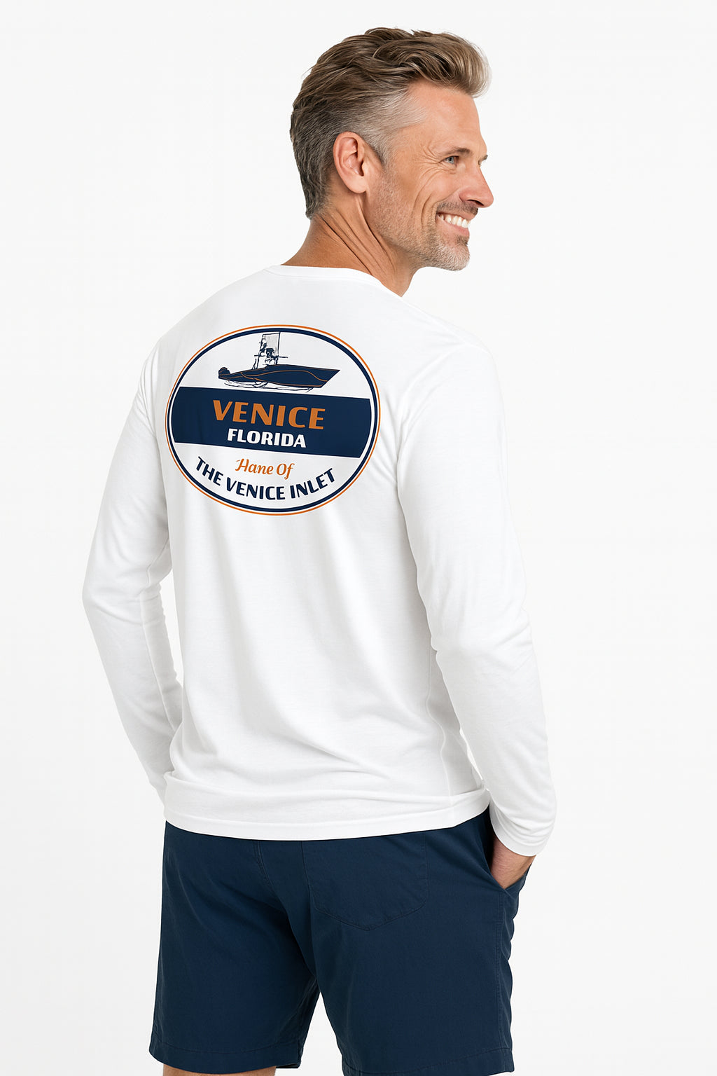 Venice Power Boat Long Sleeve Sun Protection Shirt