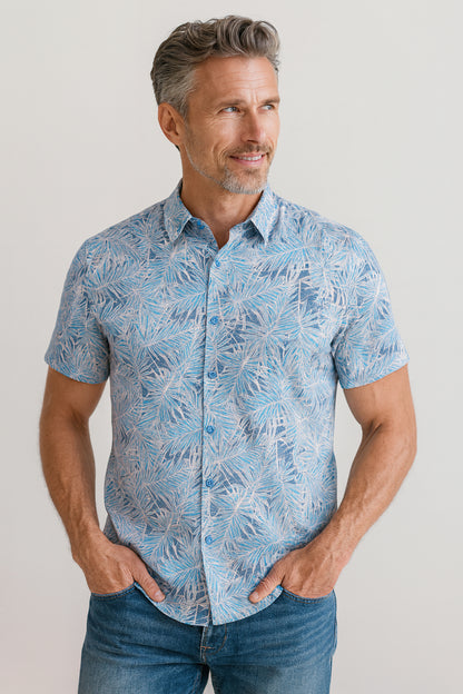 Paradise Leaves Print Shirt by Weekender