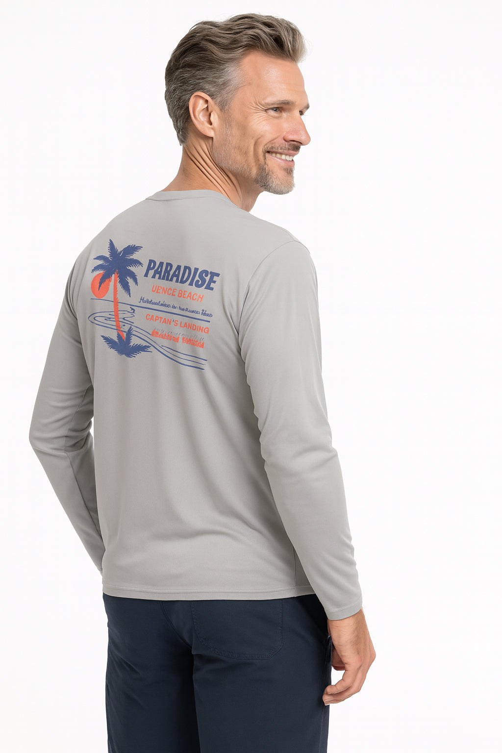 Venice Beach Paradise Long Sleeve Sun Protection Shirt