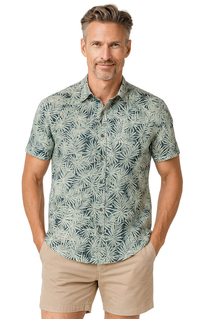 Paradise Leaves Print Shirt by Weekender