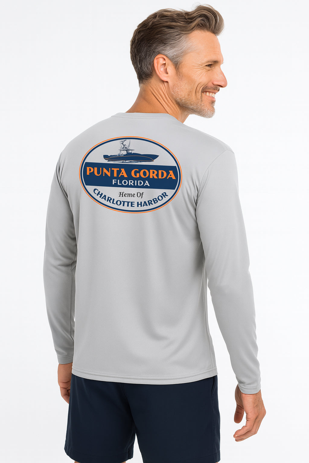 Punta Gorda Power Boat Long Sleeve Sun Protection Shirt