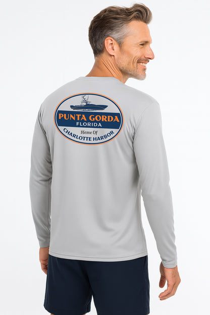 Punta Gorda Power Boat Long Sleeve Sun Protection Shirt