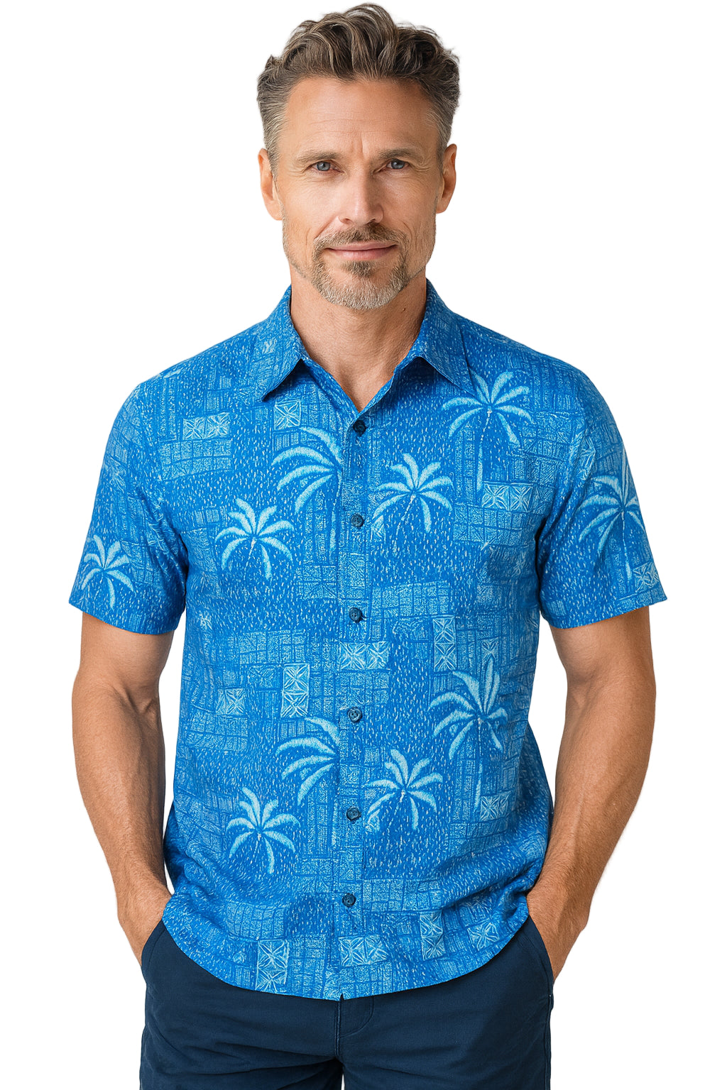 Mallorca Palms Print Shirt by Weekender