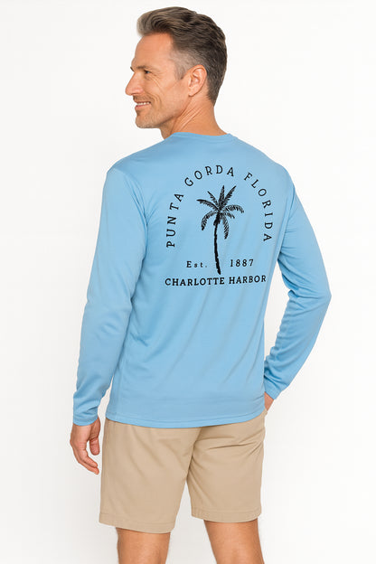Punta Gorda Single Palm Long Sleeve Sun Protection Shirt