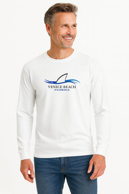 Venice Beach Shark Fin Long Sleeve Sun Protection Shirt