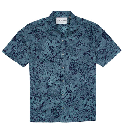 Coralcopia Cotton Lawn Shirt by Tori Richard