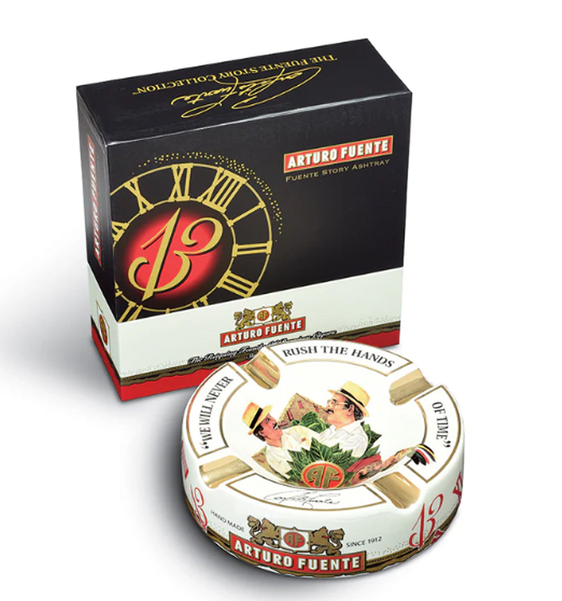 Arturo Fuente Round Ceramic "Hands of Time" Cigar Ashtray