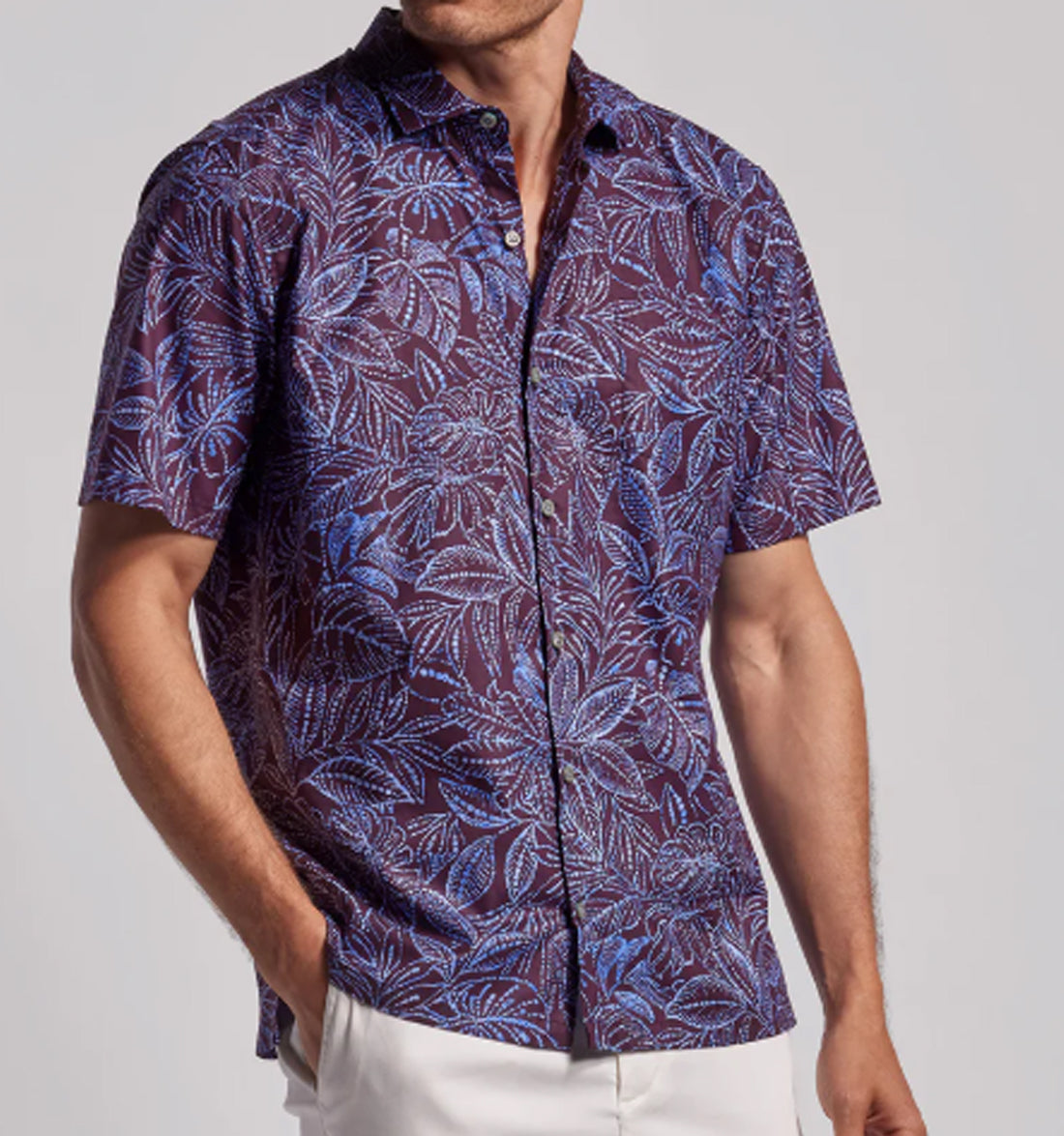 Dotanicals Cotton Lawn Shirt by Tori Richard