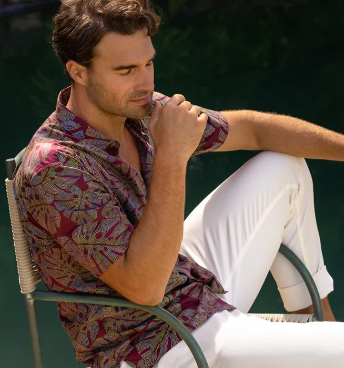 Dot Dot Dot Cotton Lawn Shirt by Tori Richard