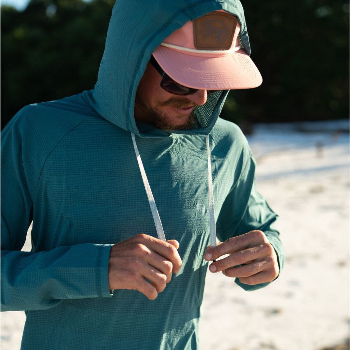 Oysterman Long Sleeve Fishing Hoodie by Skinny Water Culture