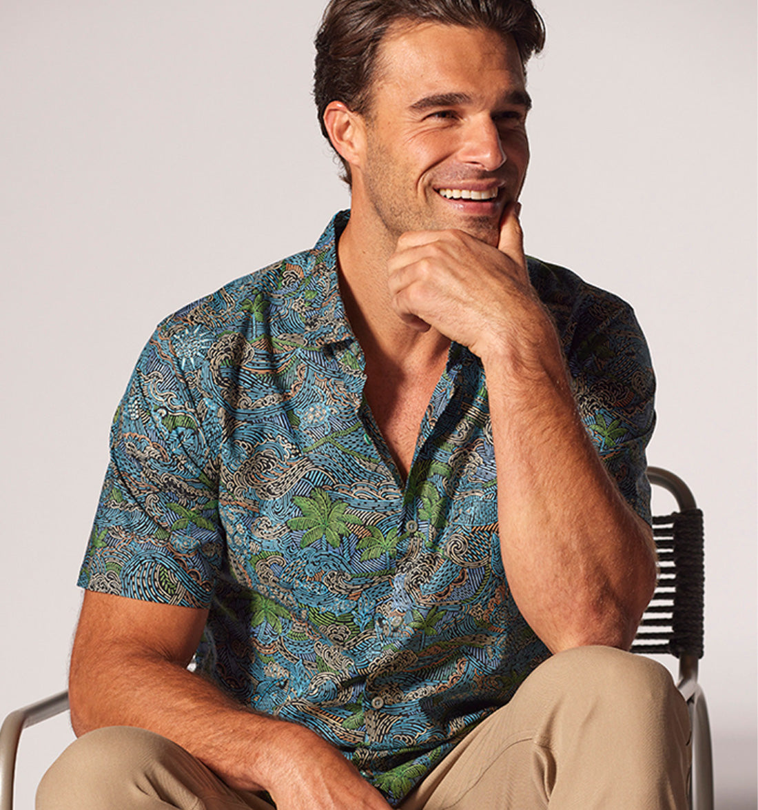 Fantasea Cotton Lawn Shirt by Tori Richard
