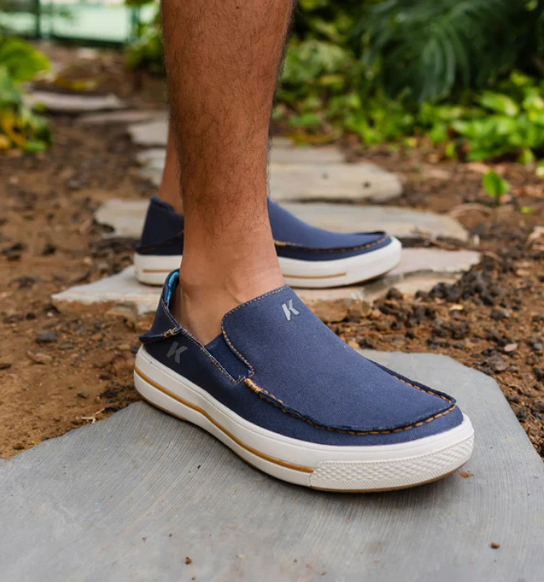 Fish-Moc Slip On Canvas Shoe by Korkers - Marlin