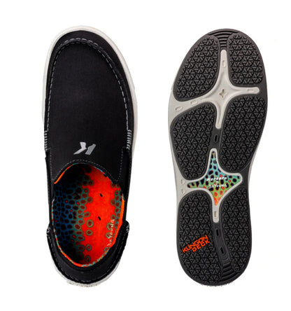 Fish-Moc Slip On Canvas Shoe by Korkers - Brown Trout