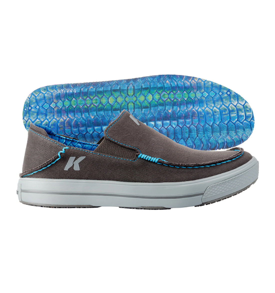 Fish-Moc Slip On Canvas Shoe by Korkers - Tarpon