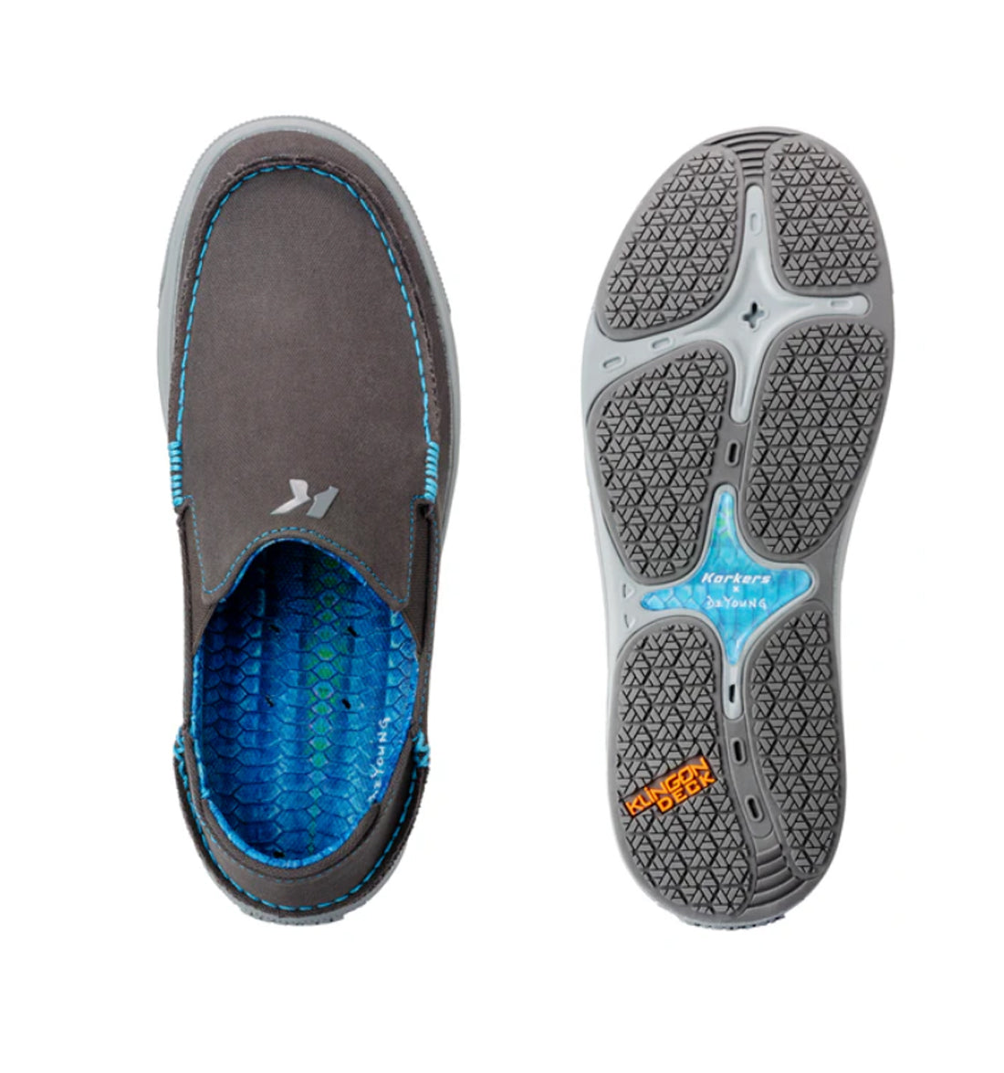 Fish-Moc Slip On Canvas Shoe by Korkers - Tarpon