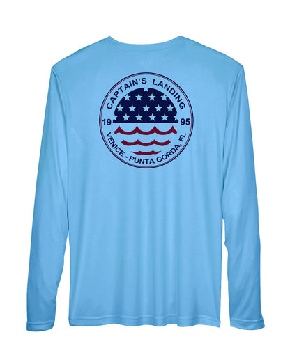 Captain's Landing America Long Sleeve Sun Protection Shirt
