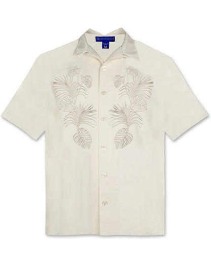 Foliage Embroidered Shirt by Weekender