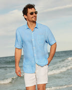 Paradise Breezer Linen Short Sleeve Shirt by Tommy Bahama