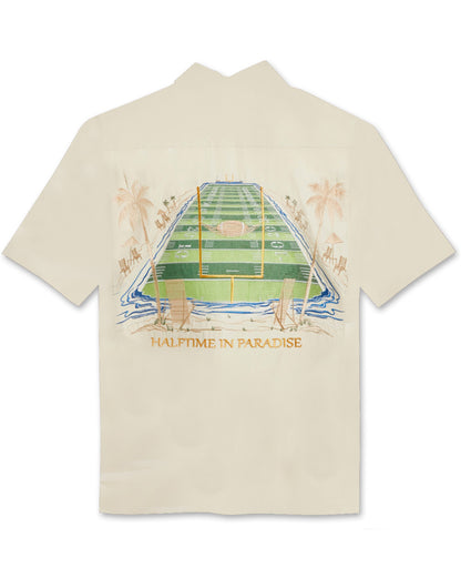 Halftime in Paradise Polynosic Camp Shirt by Bamboo Cay