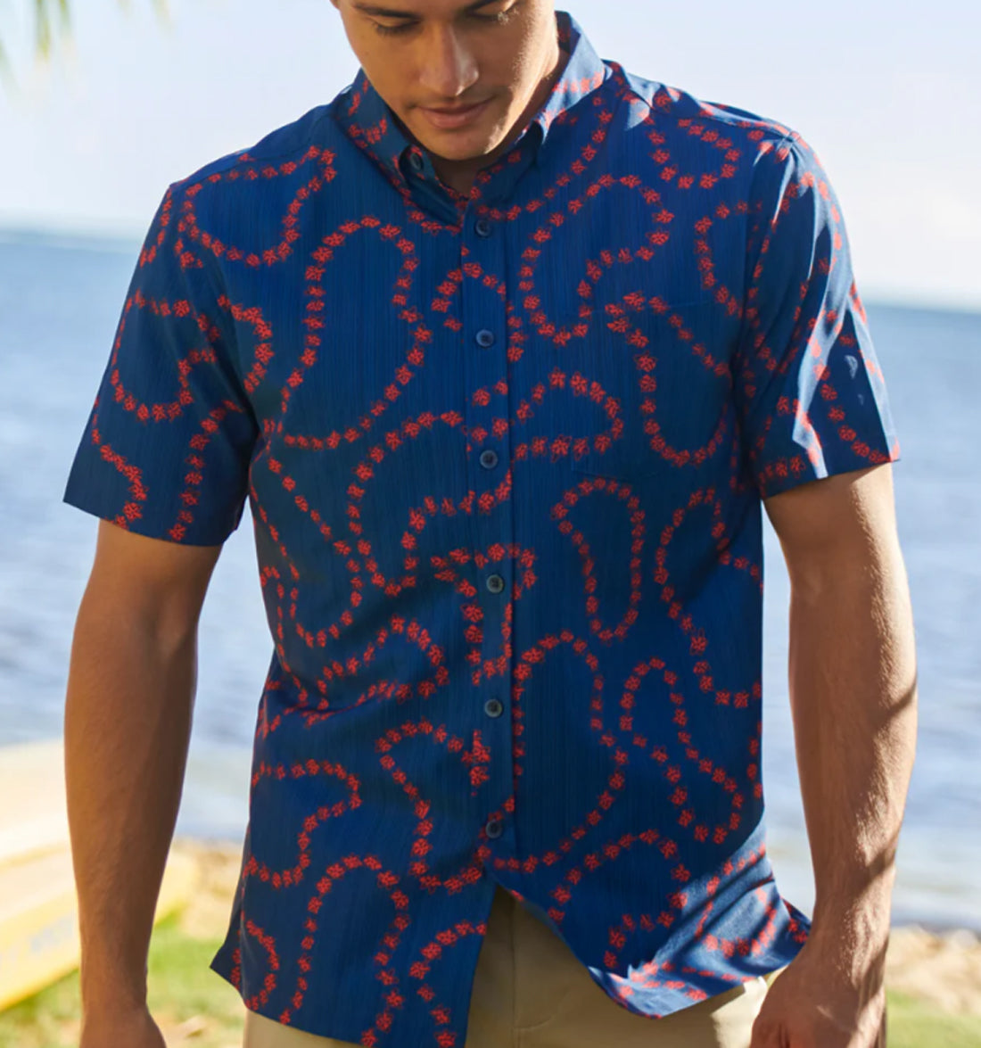 Here's A Lei Hawaiian Shirt by Kahala