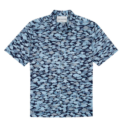Hi Traffic Cotton Lawn Shirt by Tori Richard