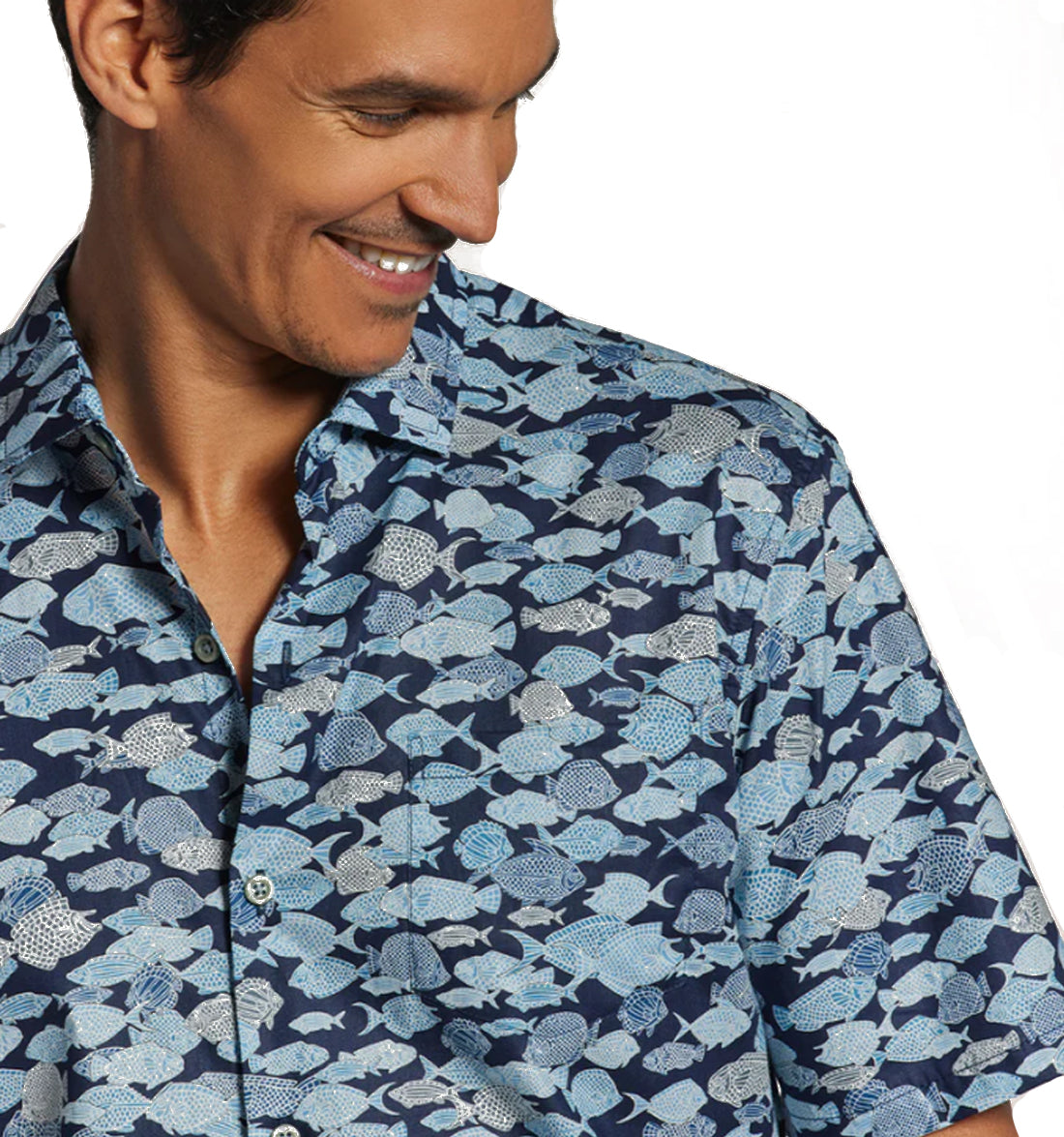 Hi Traffic Cotton Lawn Shirt by Tori Richard