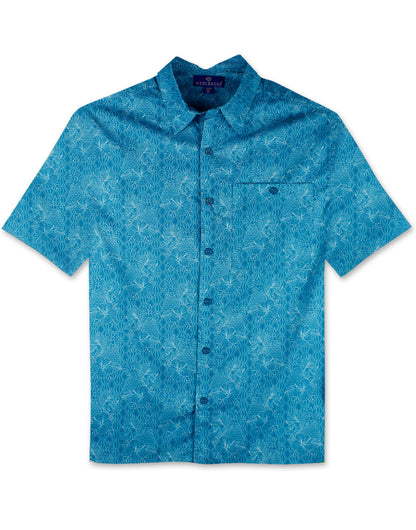 Island Leaves Print Shirt by Weekender