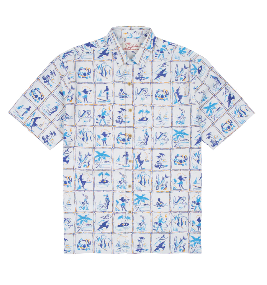 Island Scenes Hawaiian Shirt by Kahala