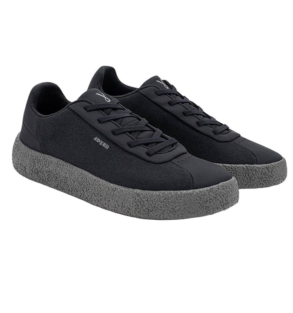 Primo Casual Performance Sneaker by Adyro - Jet Black