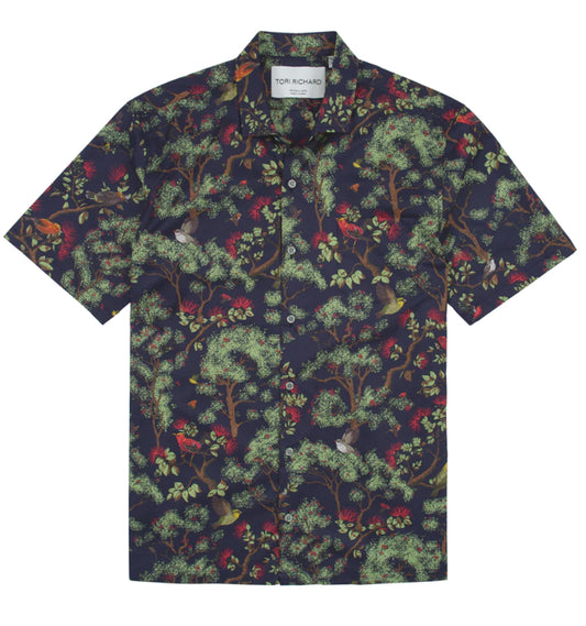 Jewels of the Rainforest Cotton Lawn Shirt by Tori Richard