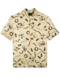 Jingle Barrels Hawaiian Christmas Shirt by Quiksilver - Eggnog