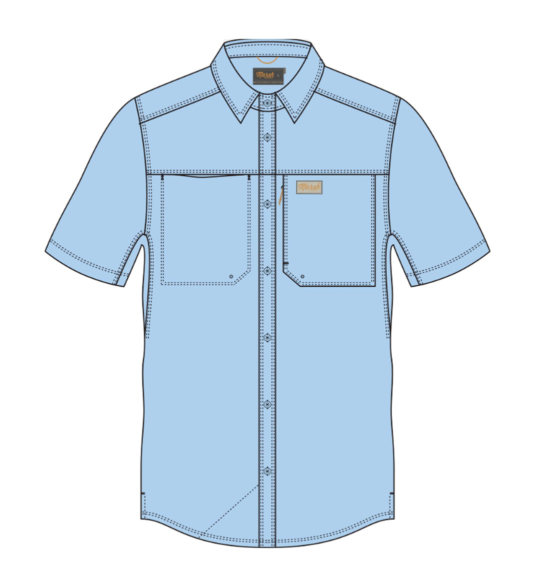 Lenwood Short Sleeve Shirt by Marsh Wear