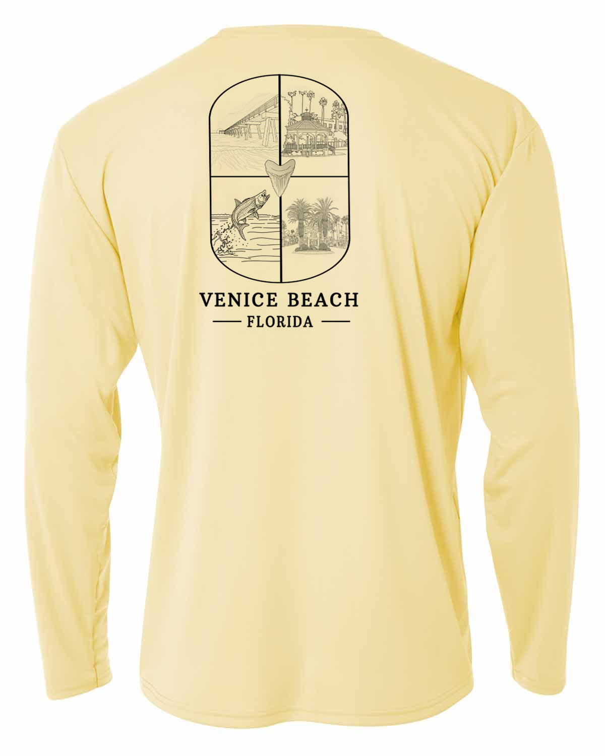 Venice Beach Scenic Long Sleeve Sun Protection Shirt