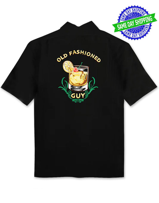 Old Fashioned Guy Embroidered Back Shirt by Weekender