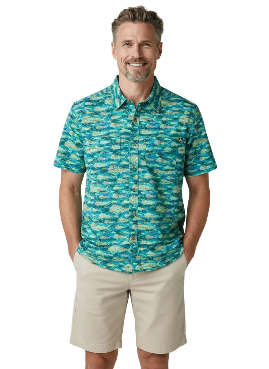 Mahi Mesh Short Sleeve Shirt by Hook & Tackle