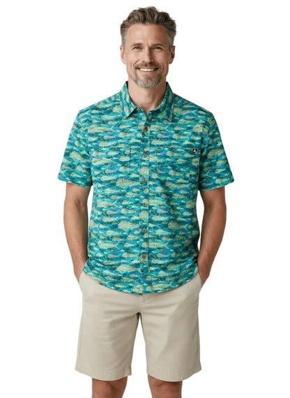 Mahi Mesh Short Sleeve Shirt by Hook & Tackle