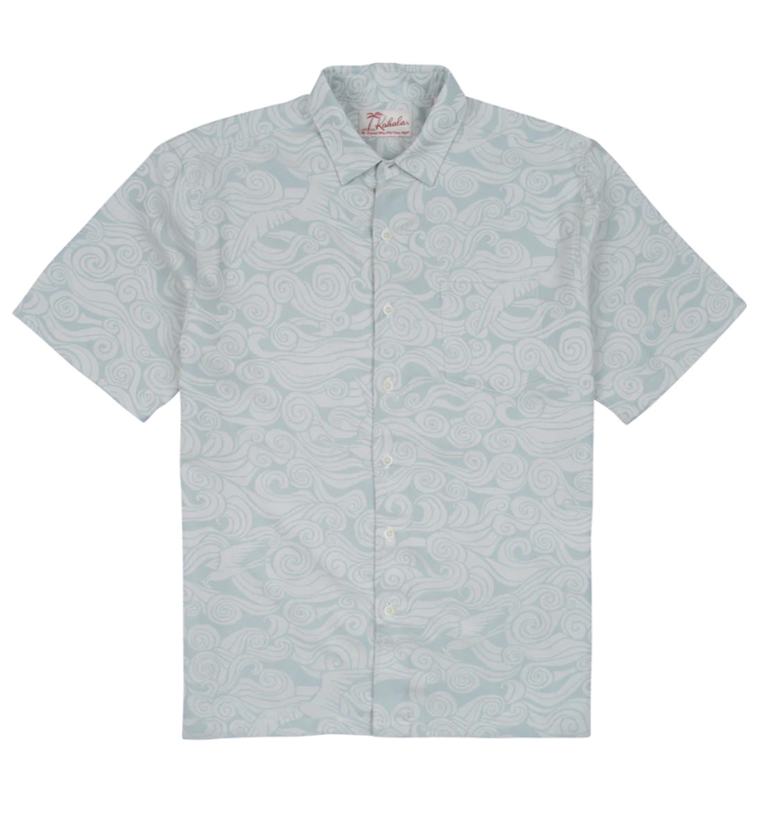 Makani Nui Jacquard Hawaiian Shirt by Kahala