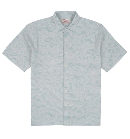 Makani Nui Jacquard Hawaiian Shirt by Kahala