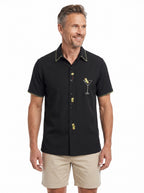 Martini Hour Embroidered Shirt by Weekender