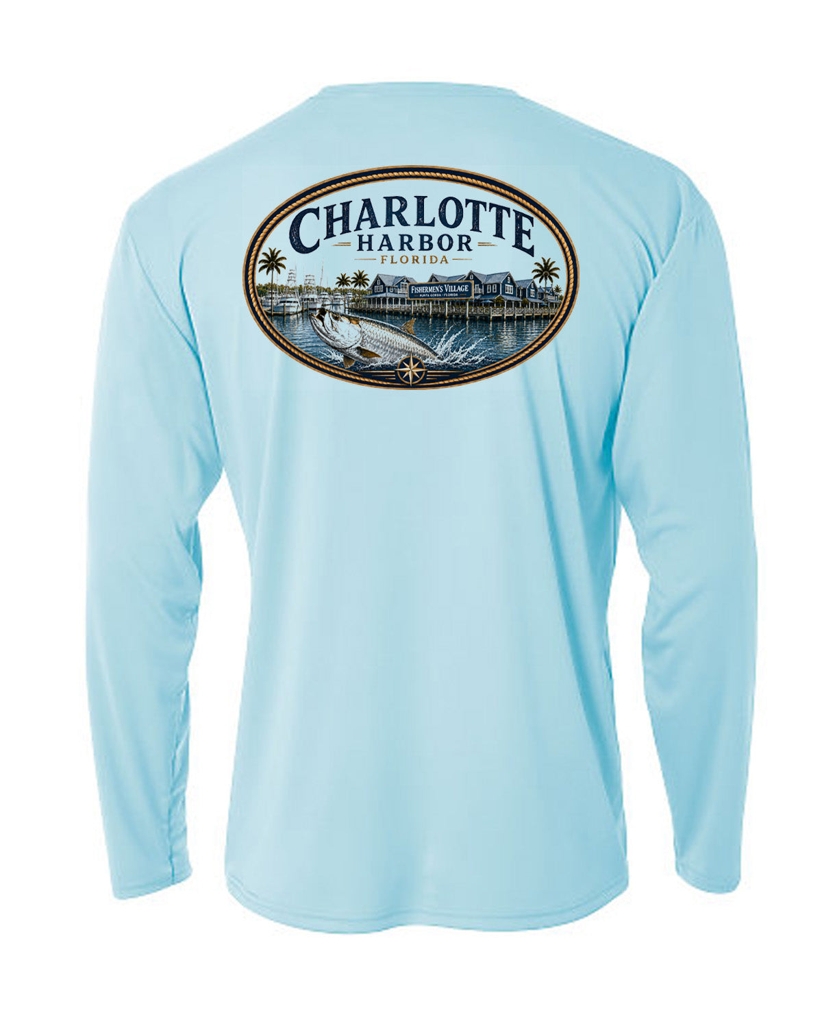 Charlotte Harbor Village Long Sleeve Sun Protection Shirt
