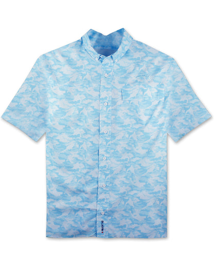 Pixel Camo Performance Print Shirt by Bluefin