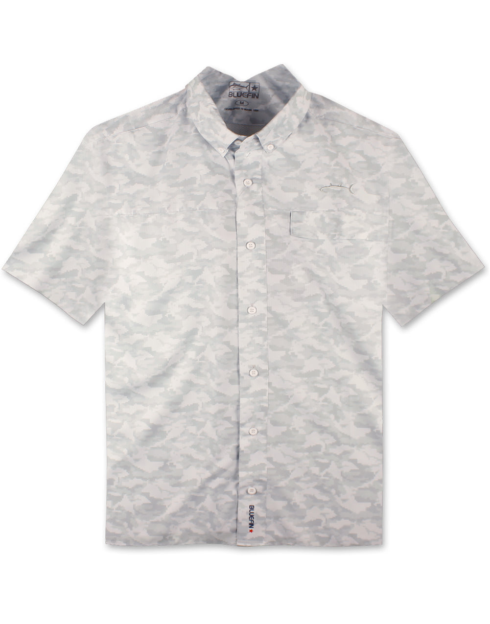 Pixel Camo Performance Print Shirt by Bluefin
